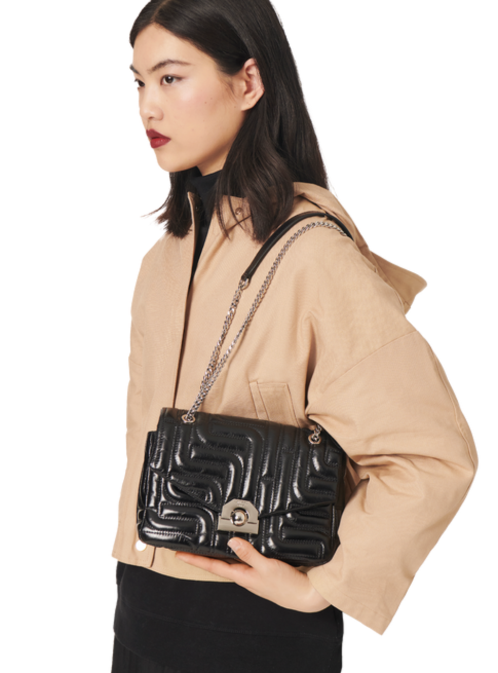 LANCEL Midi minuit sac rabat M