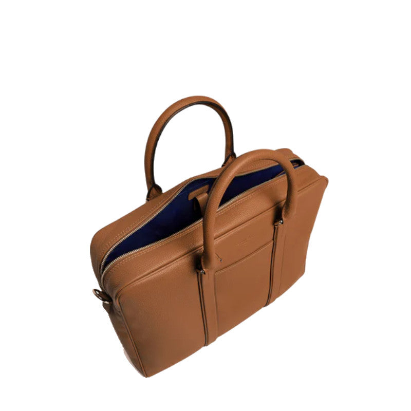 Porte-documents En Cuir Le Tanneur Noir - Occasion, Pour Homme