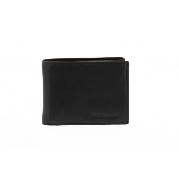 Arthur et Aston Porte-cartes italien homme cuir noir