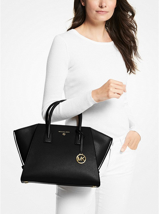 MICHAEL KORS Grand sac Avril en cuir à glissière supérieure