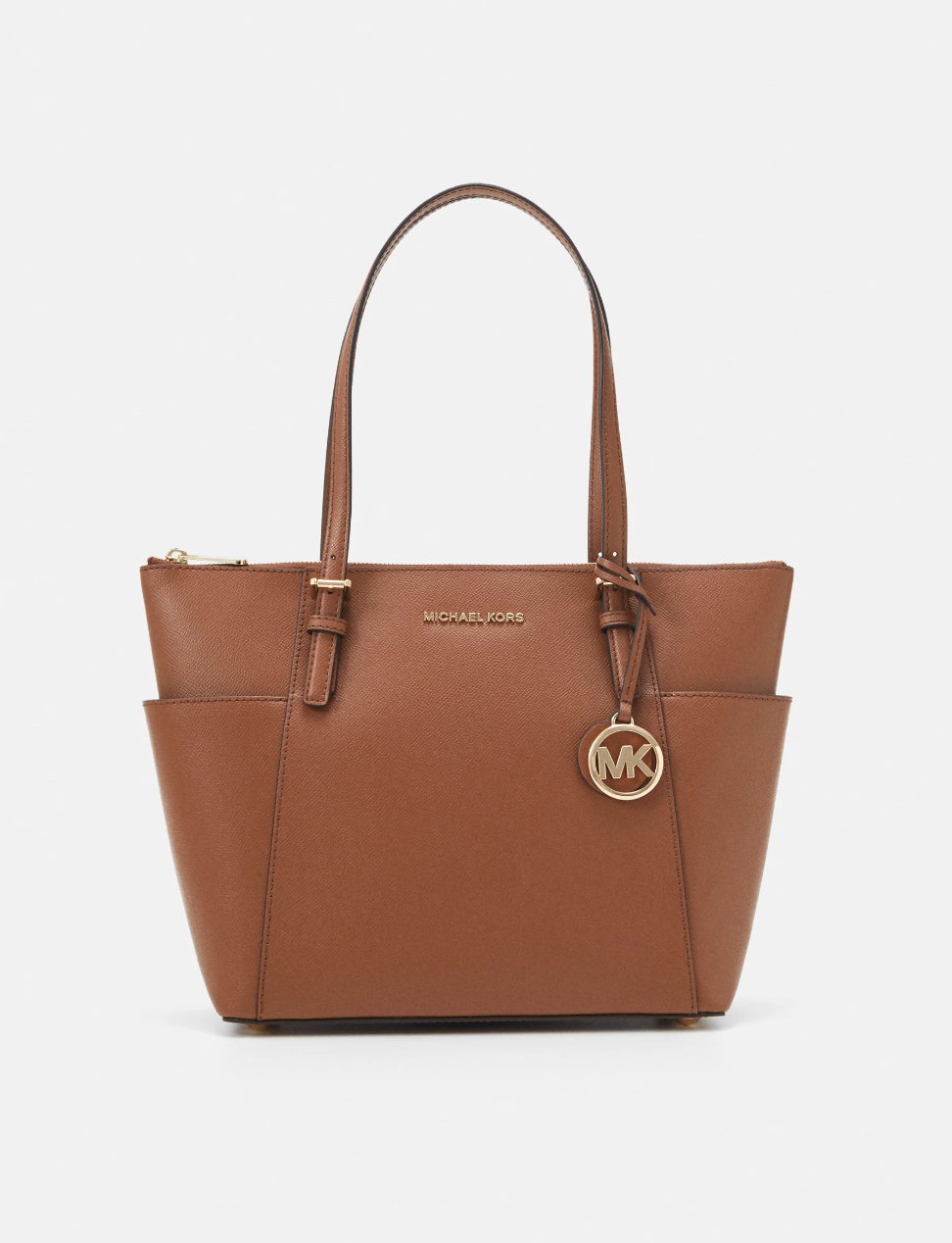 MICHAEL KORS Grand cabas Jet Set en cuir graine avec glissiere superie SARL NIALA