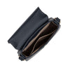 Sac Lancaster besace en cuir de vachette bleu marine