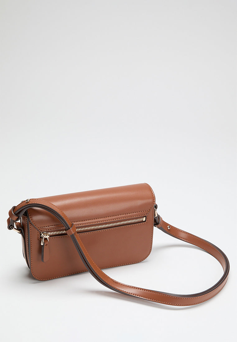Marron - GUESS Sac à bandoulière Janie Convertible Xbody