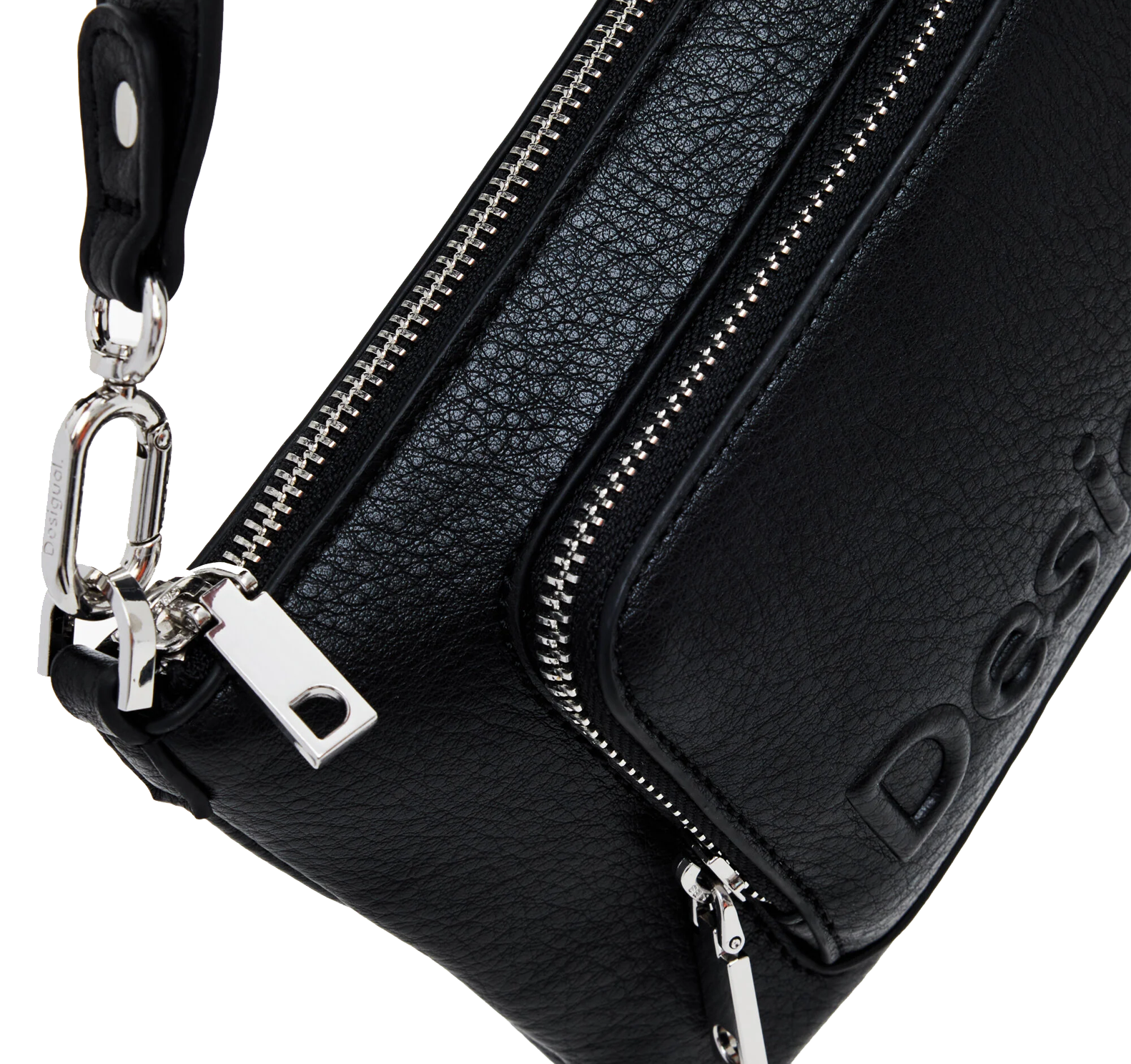 DESIGUAL Porte-monnaie à deux poches zippées