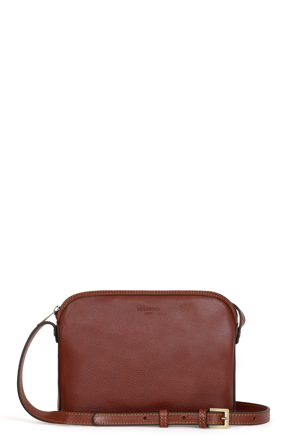Marron - HEXAGONA Sac porté travers République