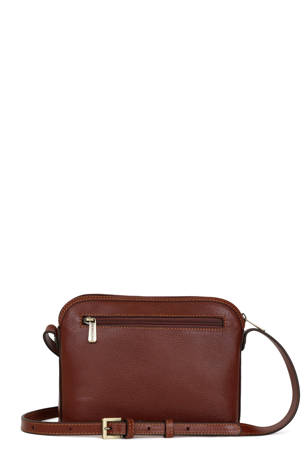 Marron - HEXAGONA Sac porté travers République