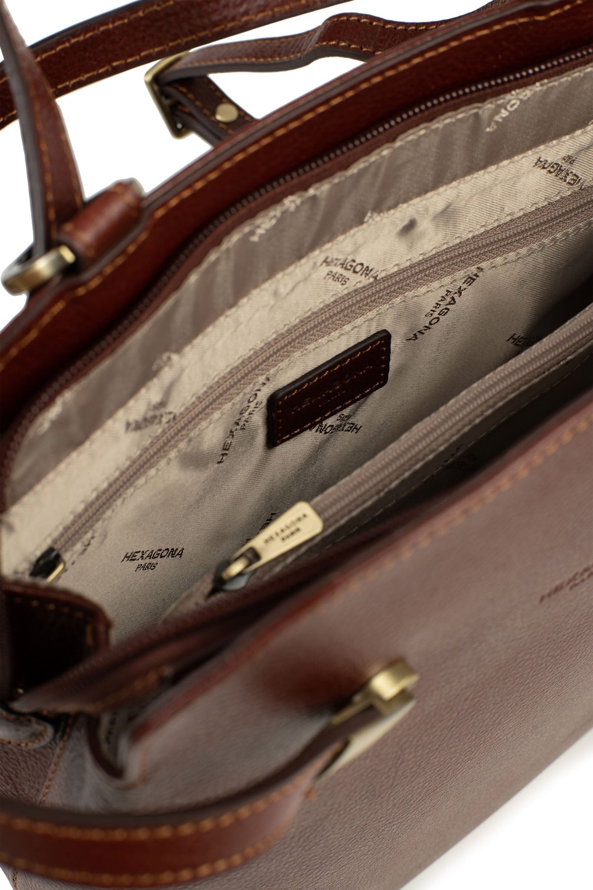 Marron - HEXAGONA Sac transformable République