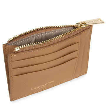 LANCASTER Porte-cartes Zippé Dune