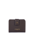 Marron Foncé - LANCASTER Portefeuille Avec Pression Milano Ana