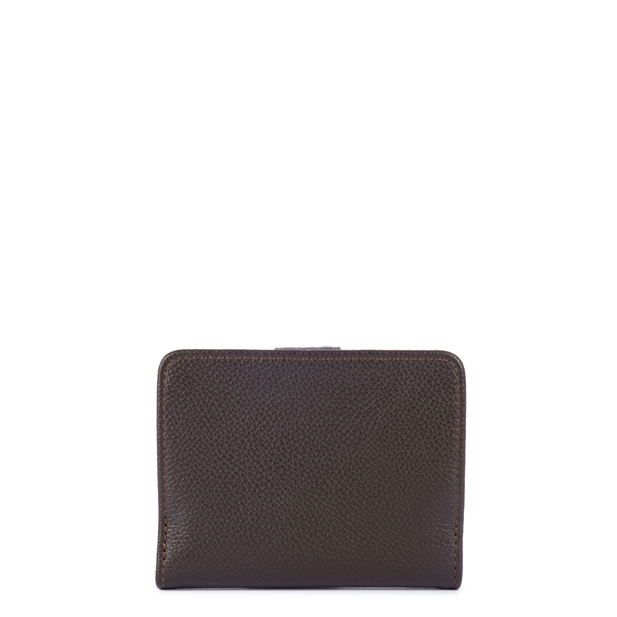 Marron Foncé - LANCASTER Portefeuille Avec Pression Milano Ana