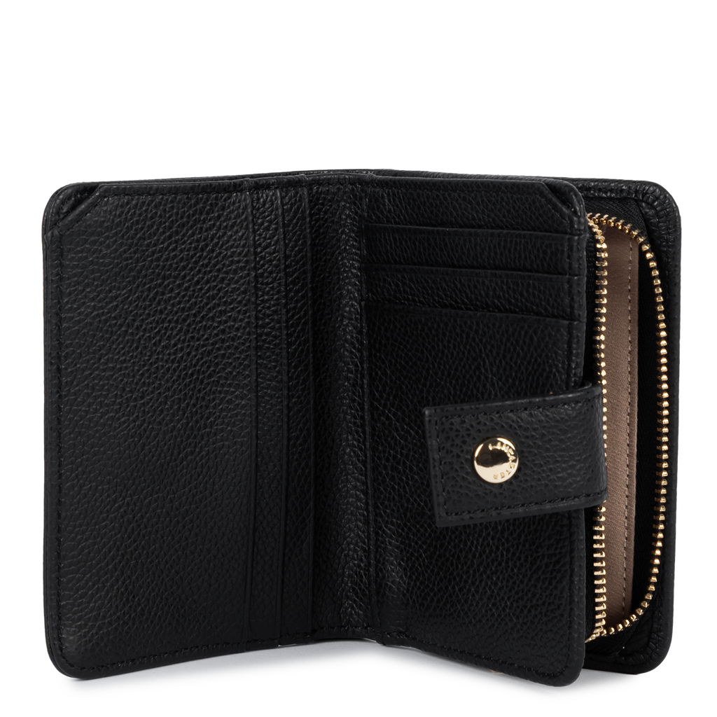 Noir - LANCASTER Portefeuille Avec Pression Milano Ana