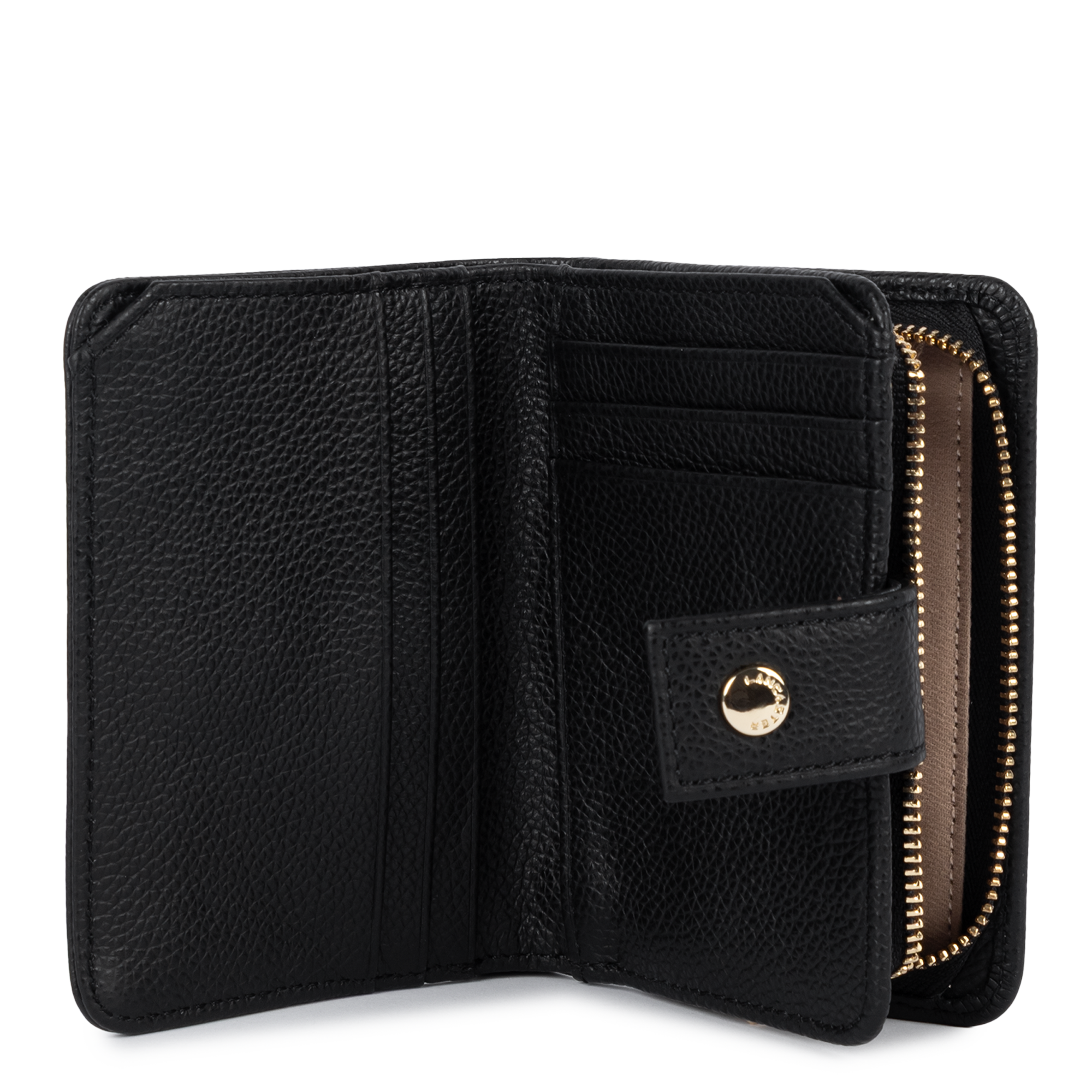 Noir - LANCASTER Portefeuille Avec Pression Milano Ana