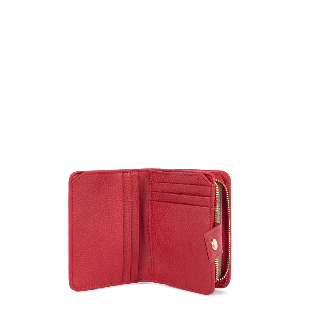 Rouge - LANCASTER Portefeuille Avec Pression Milano Ana