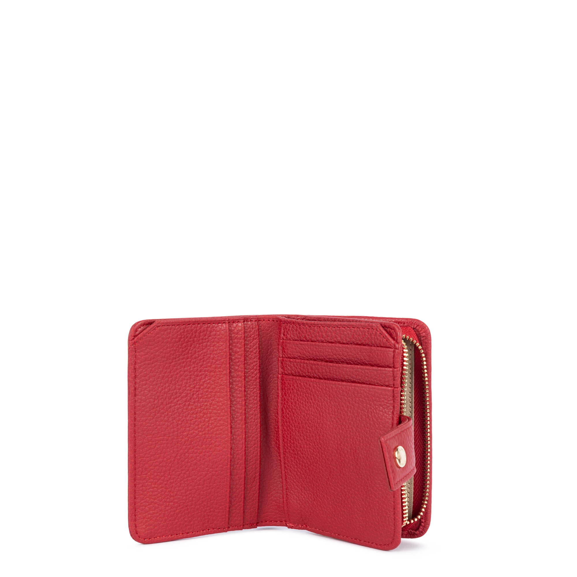 Rouge - LANCASTER Portefeuille Avec Pression Milano Ana