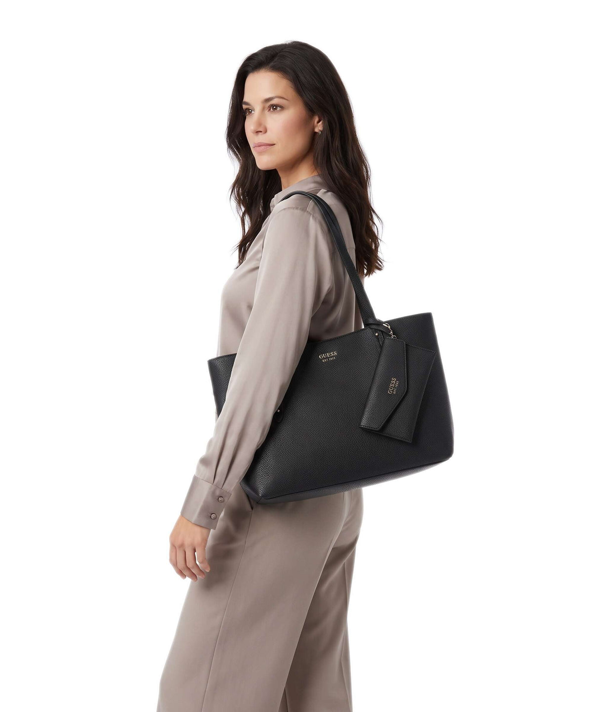 Noir - GUESS Brenton Top Zip