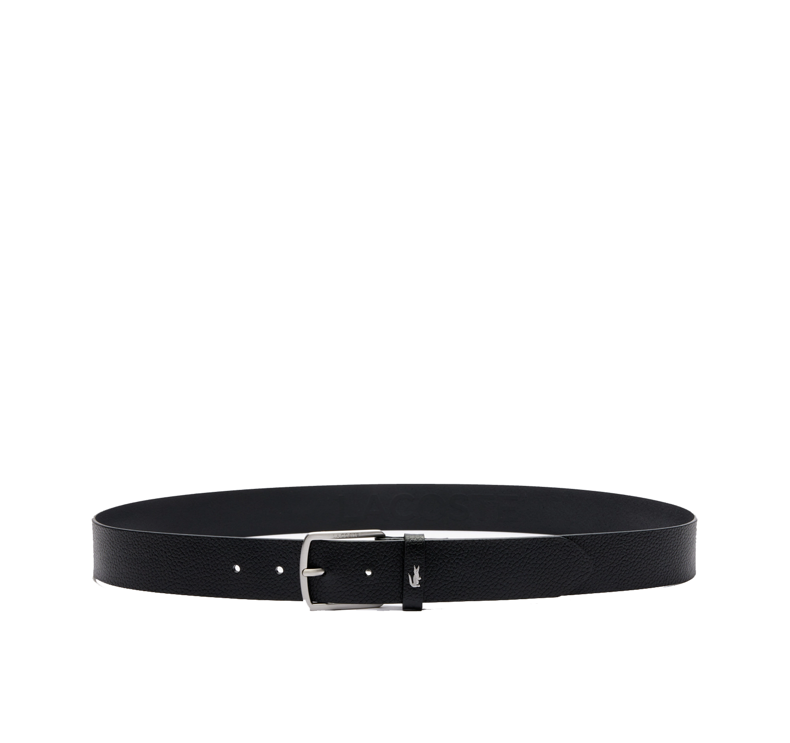 LACOSTE Ceinture en cuir grainé