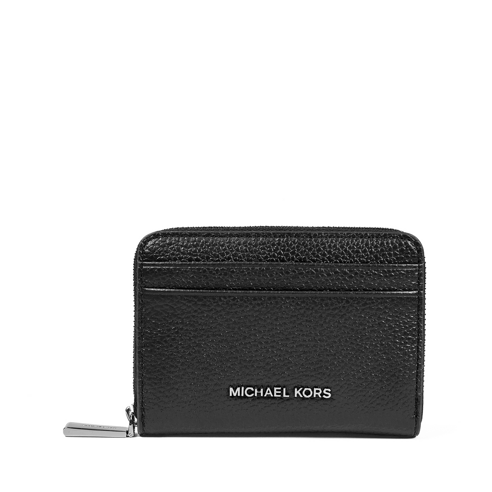 MICHAEL KORS Petit porte-cartes entièrement zippé Jet Set à logo Signature