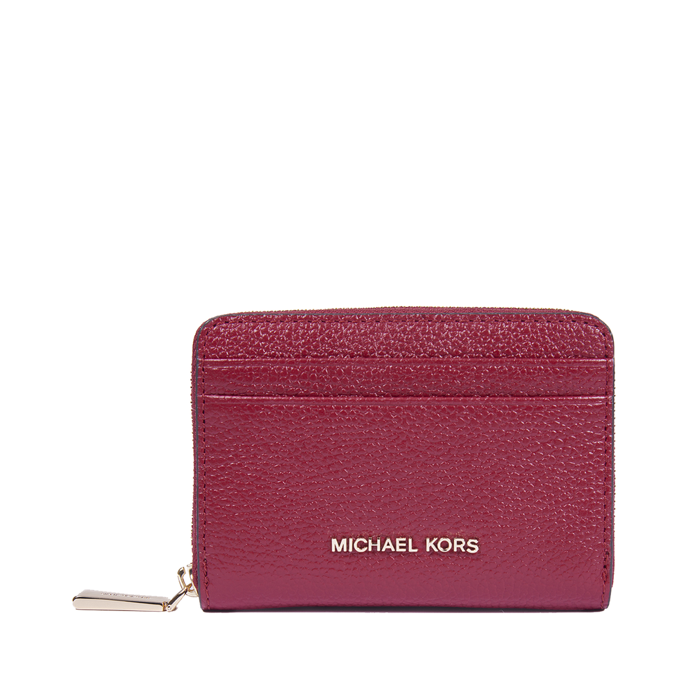 
                      
                        MICHAEL KORS Petit porte-cartes entièrement zippé Jet Set à logo Signature
                      
                    