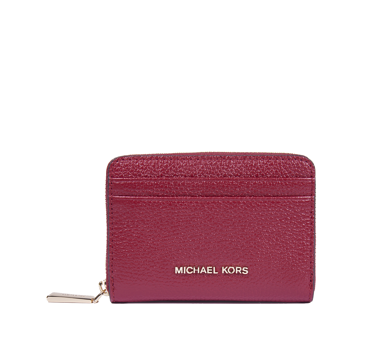 MICHAEL KORS Petit porte-cartes entièrement zippé Jet Set à logo Signature