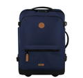 Valise souple Cabaïa 2 roues Small Reykjavik, bleu, vue de face