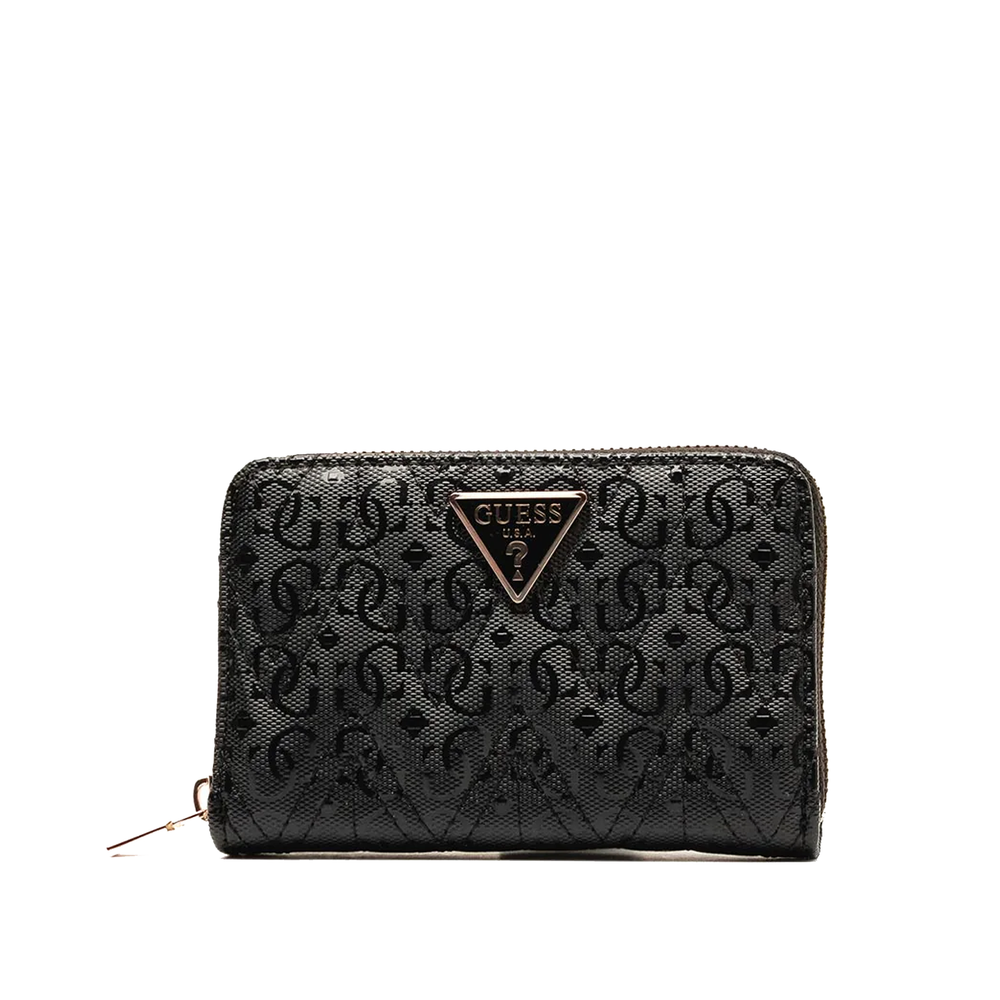 GUESS Mini portefeuille adelard logo 4g verni