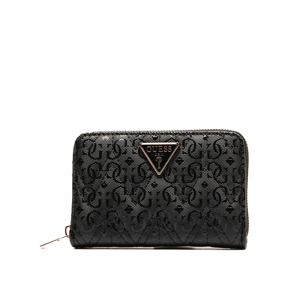 GUESS Mini portefeuille adelard logo 4g verni