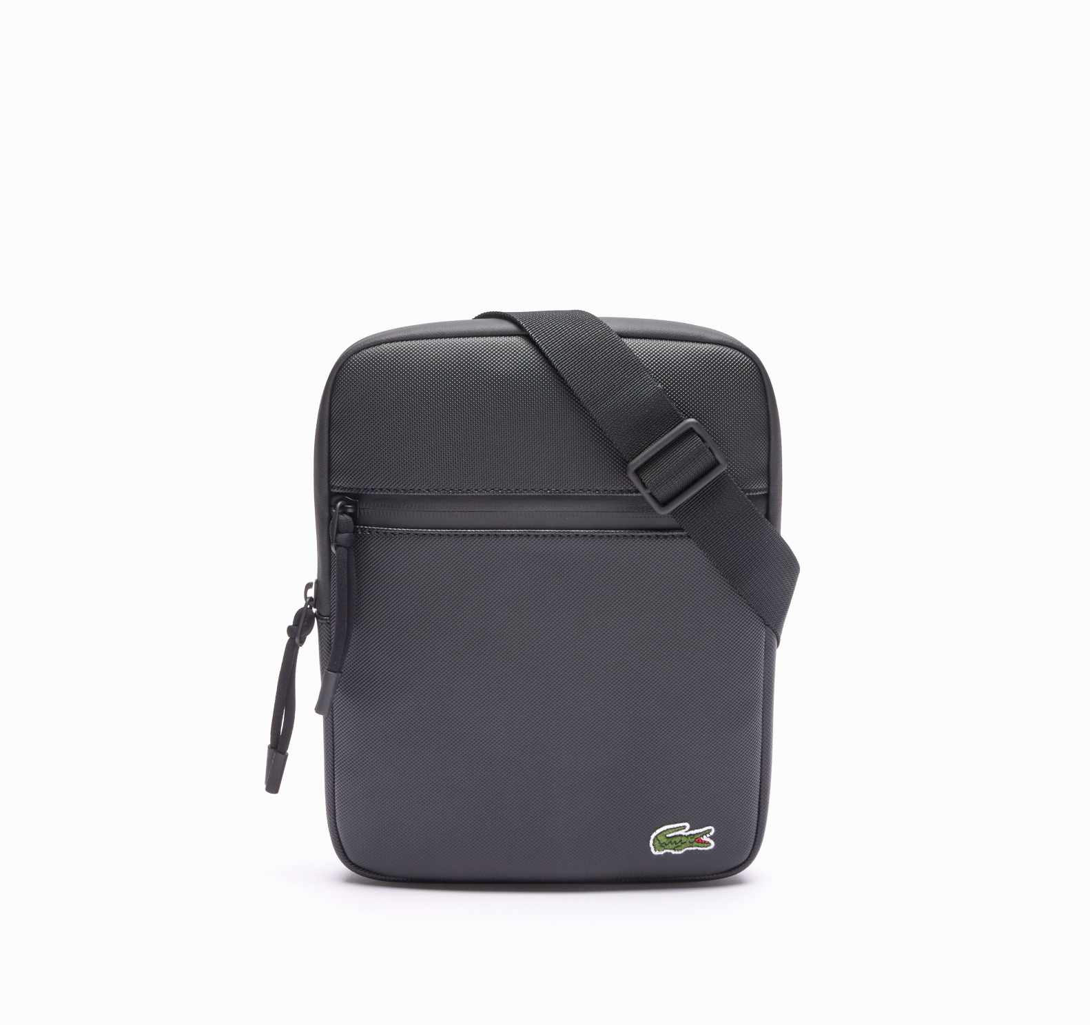 LACOSTE Sacoche Medium zippée LCST croisée en petit piqué