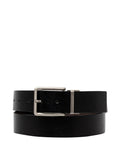 Noir / CK Dark Brown - CALVIN KLEIN Ceinture réversible 35 mm boucle lisse Noir / CK Dark Brown