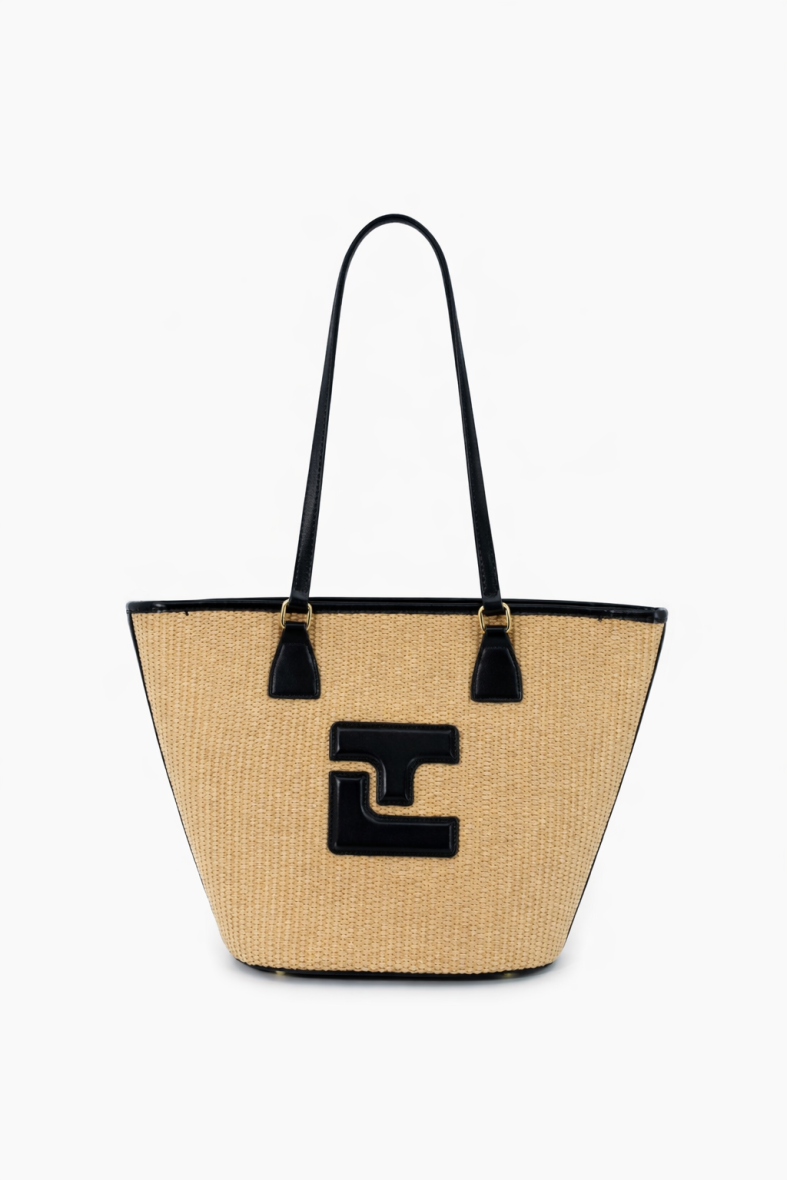 Beige/Noir - TED LAPIDUS Sac porté épaule Nikita