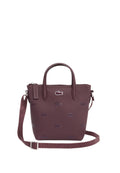 Bordeaux - LACOSTE Mini sac cabas zippé imprimé crocodiles