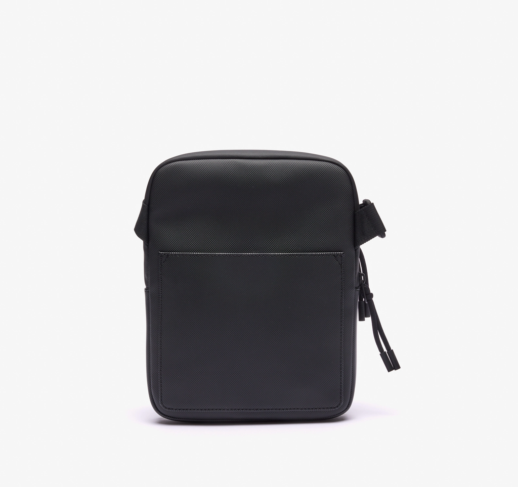 LACOSTE Sacoche Medium zippée LCST croisée en petit piqué