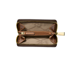 MICHAEL KORS Petit porte-cartes entièrement zippé Jet Set à logo Signature