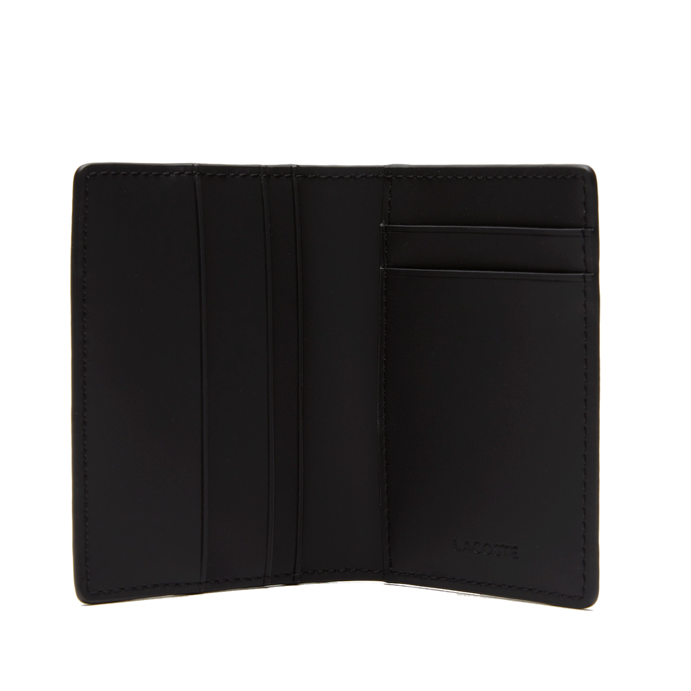 LACOSTE PORTE-CARTES VERTICALE HOMME THE BLEND AVEC IMPRIMÉ MONOGRAMME