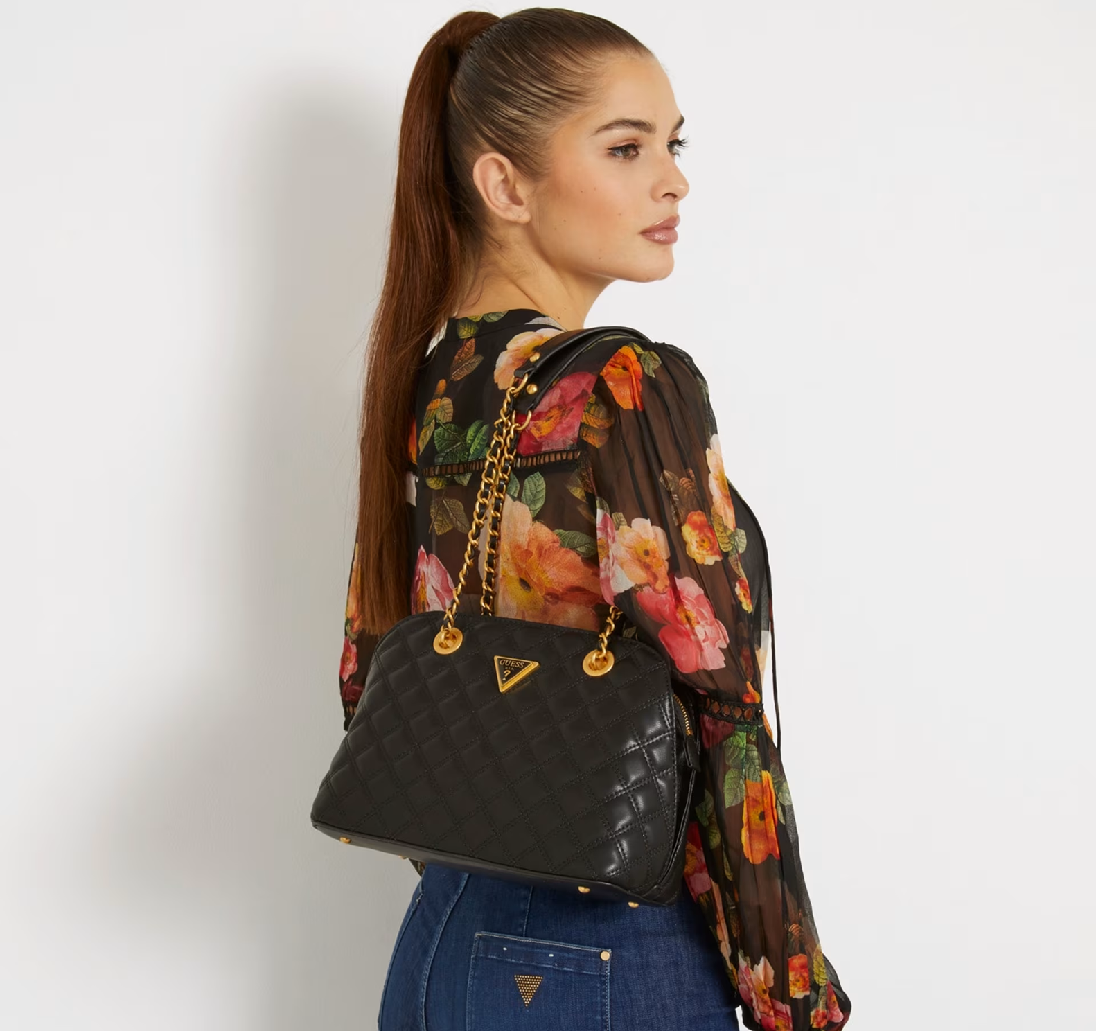 GUESS GIULLY DOME SATCHEL