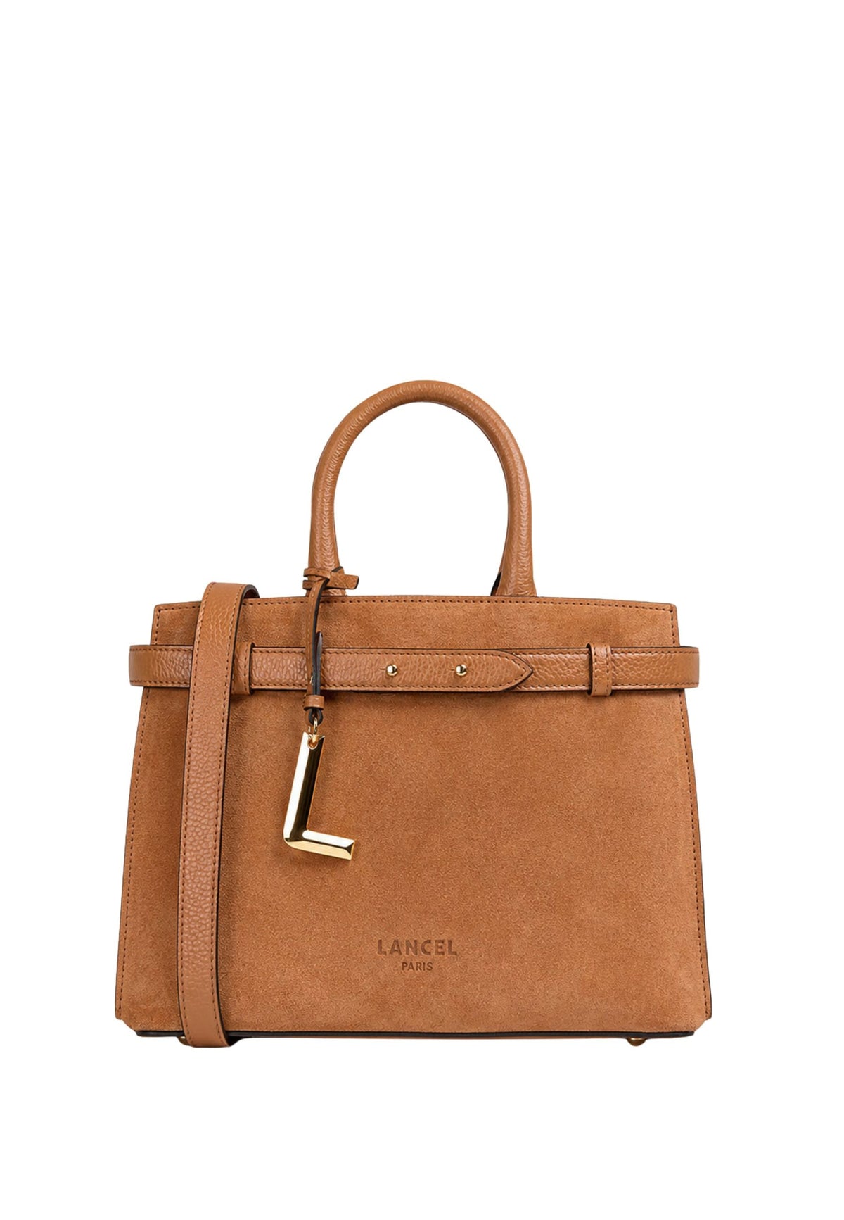 Camel - LANCEL Sac Carryall zippé S Faubourg
