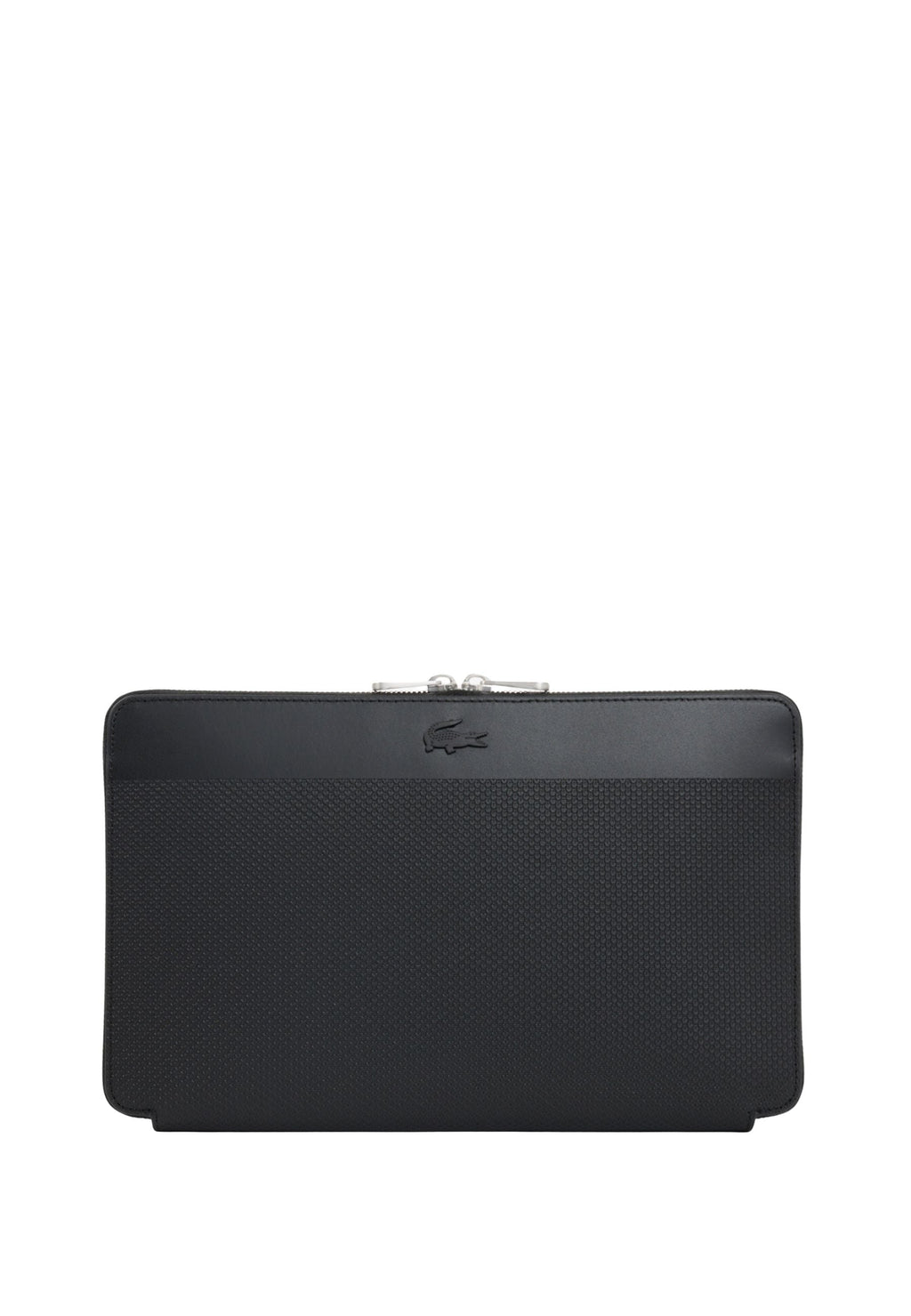 Noir - LACOSTE Pochette Chantaco en cuir