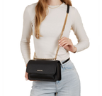 MICHAEL KORS Sac bandoulière convertible en cuir grainé de grande taille Claire