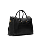 Noir - MICHAEL MICHAEL KORS Cartable moyen Carine en cuir grainé