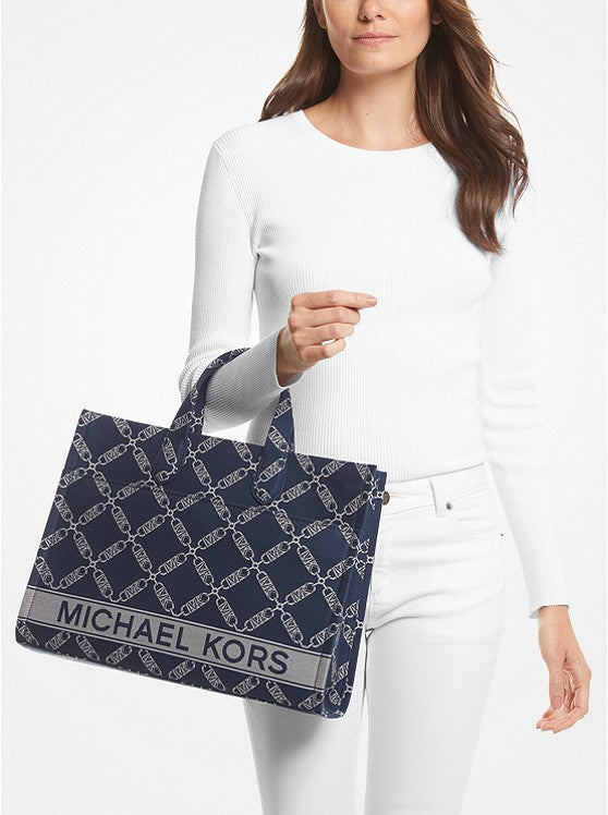 MICHAEL KORS Grand cabas Gigi en jacquard avec logo Empire