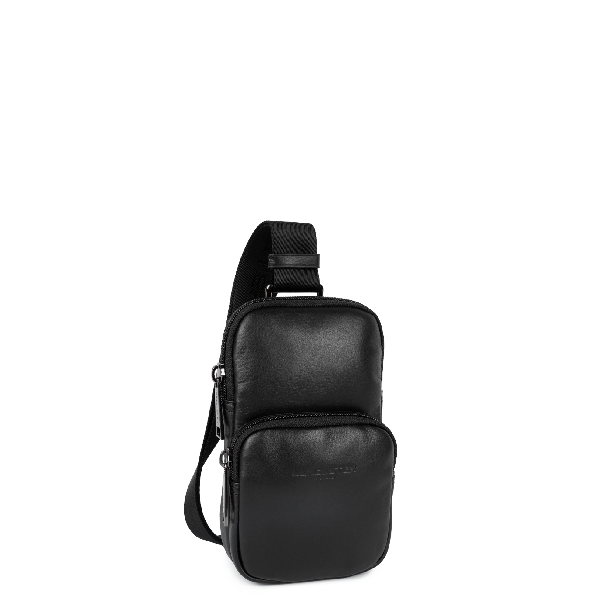 Noir - Lancaster Soft Vintage Homme Sacoche