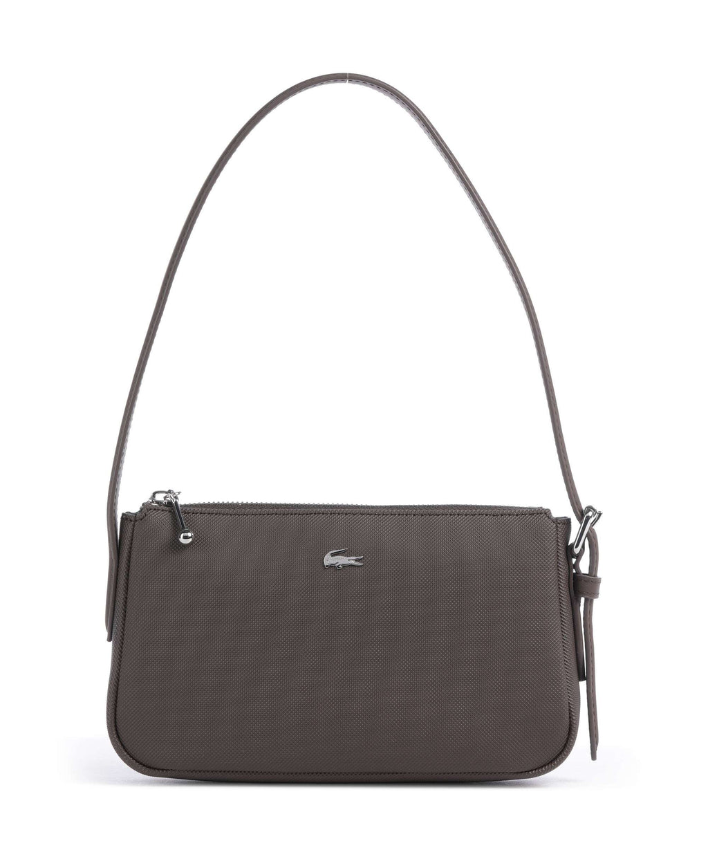 Marron foncé - LACOSTE Sac porté épaule Daily City