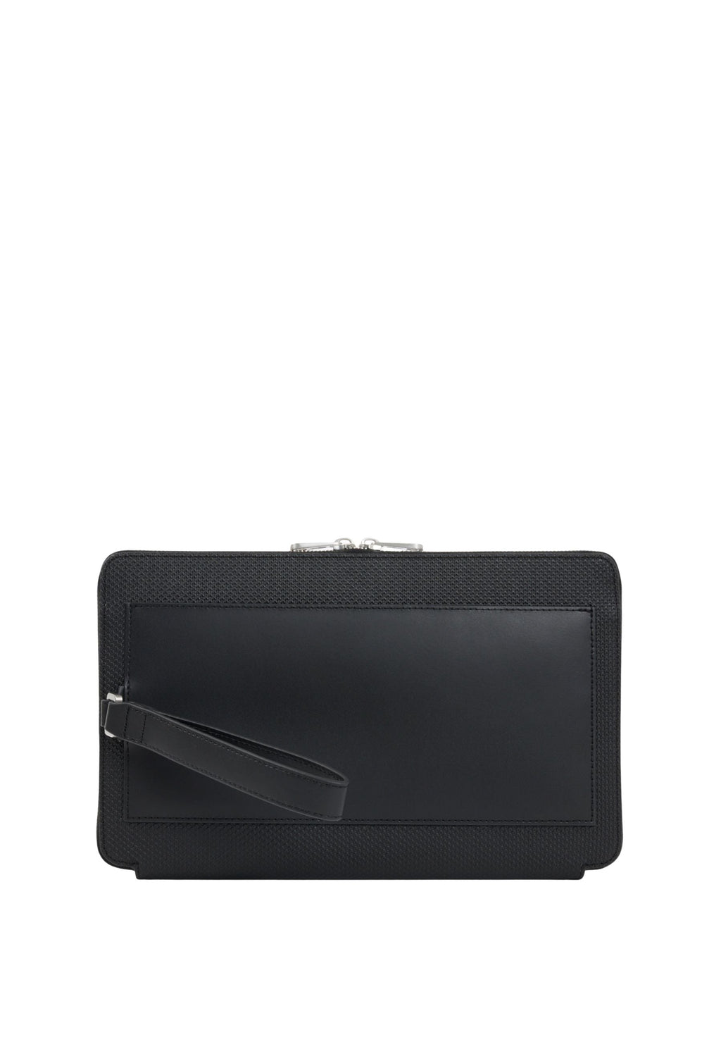 Noir - LACOSTE Pochette Chantaco en cuir