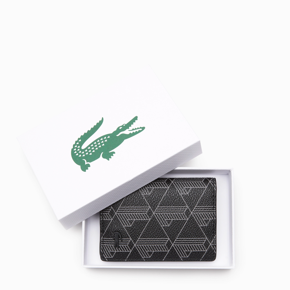 
                      
                        LACOSTE PORTE-CARTES VERTICALE HOMME THE BLEND AVEC IMPRIMÉ MONOGRAMME
                      
                    