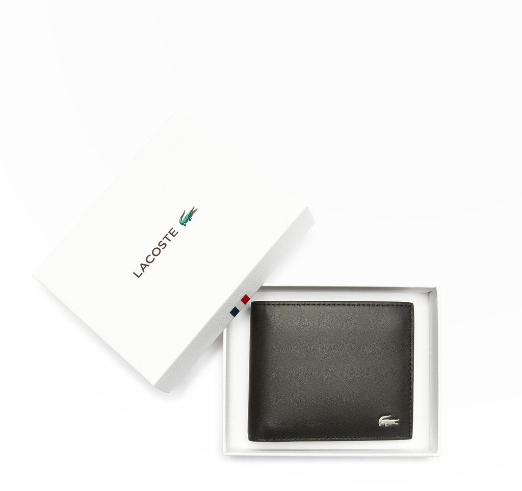 LACOSTE Portefeuille moyen FG en cuir