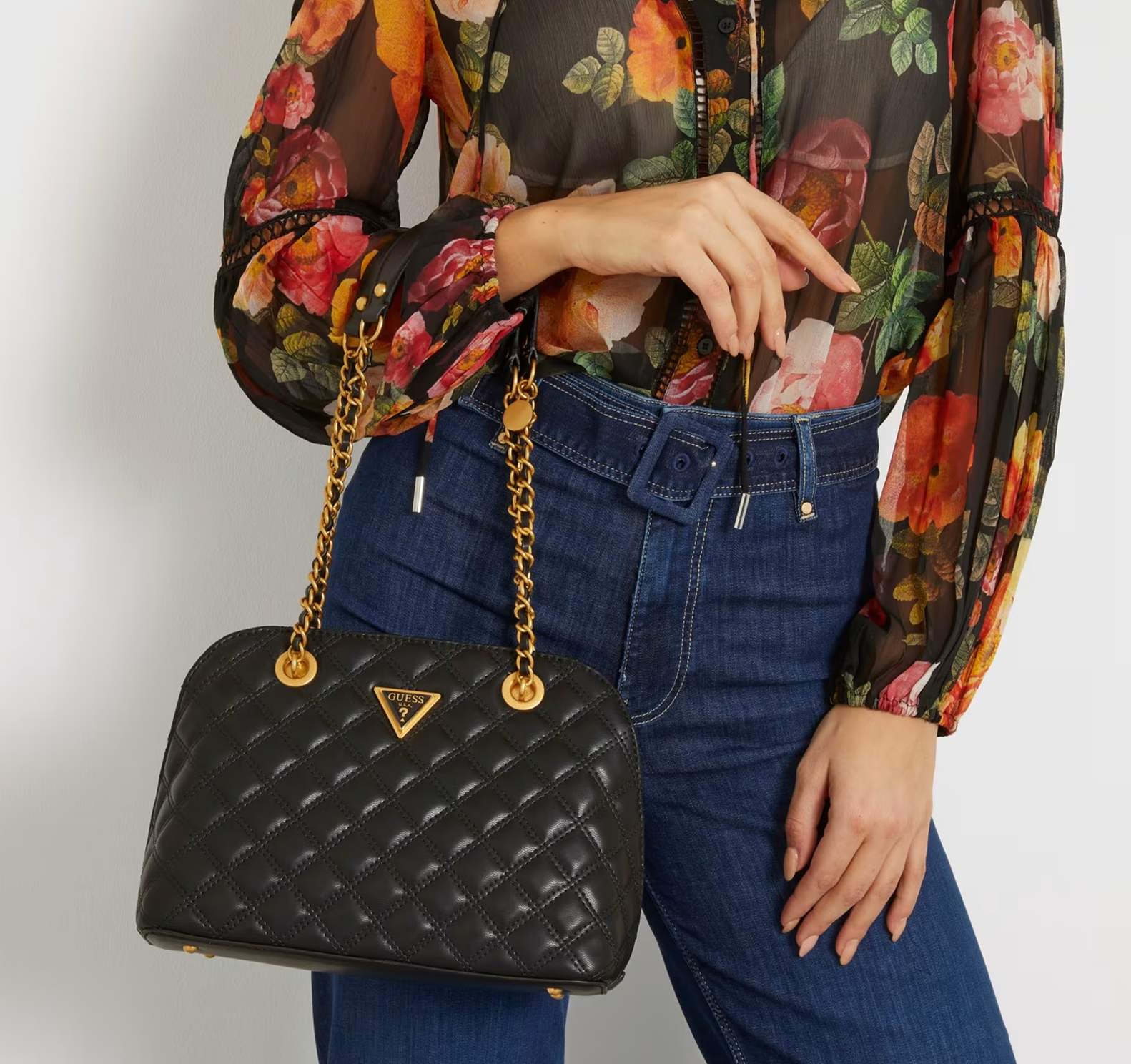 GUESS GIULLY DOME SATCHEL