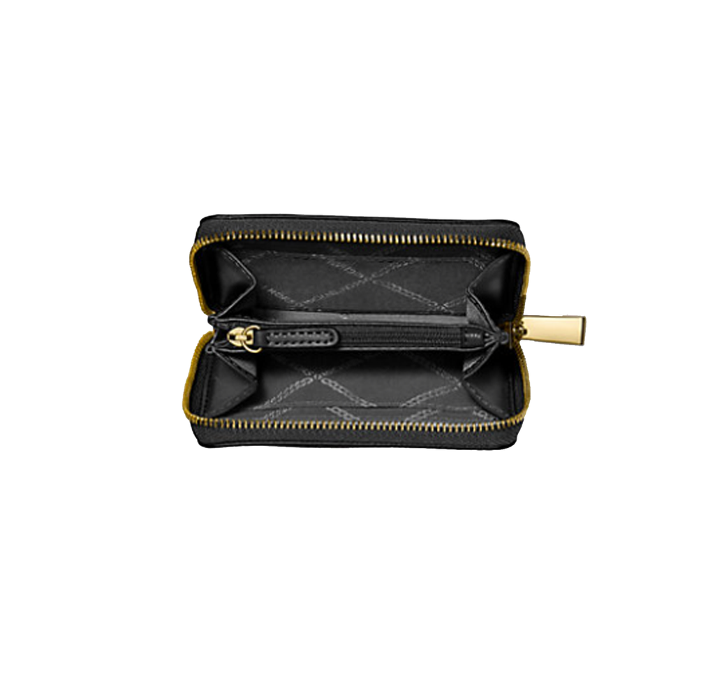 MICHAEL KORS Petit porte-cartes entièrement zippé Jet Set à logo Signature