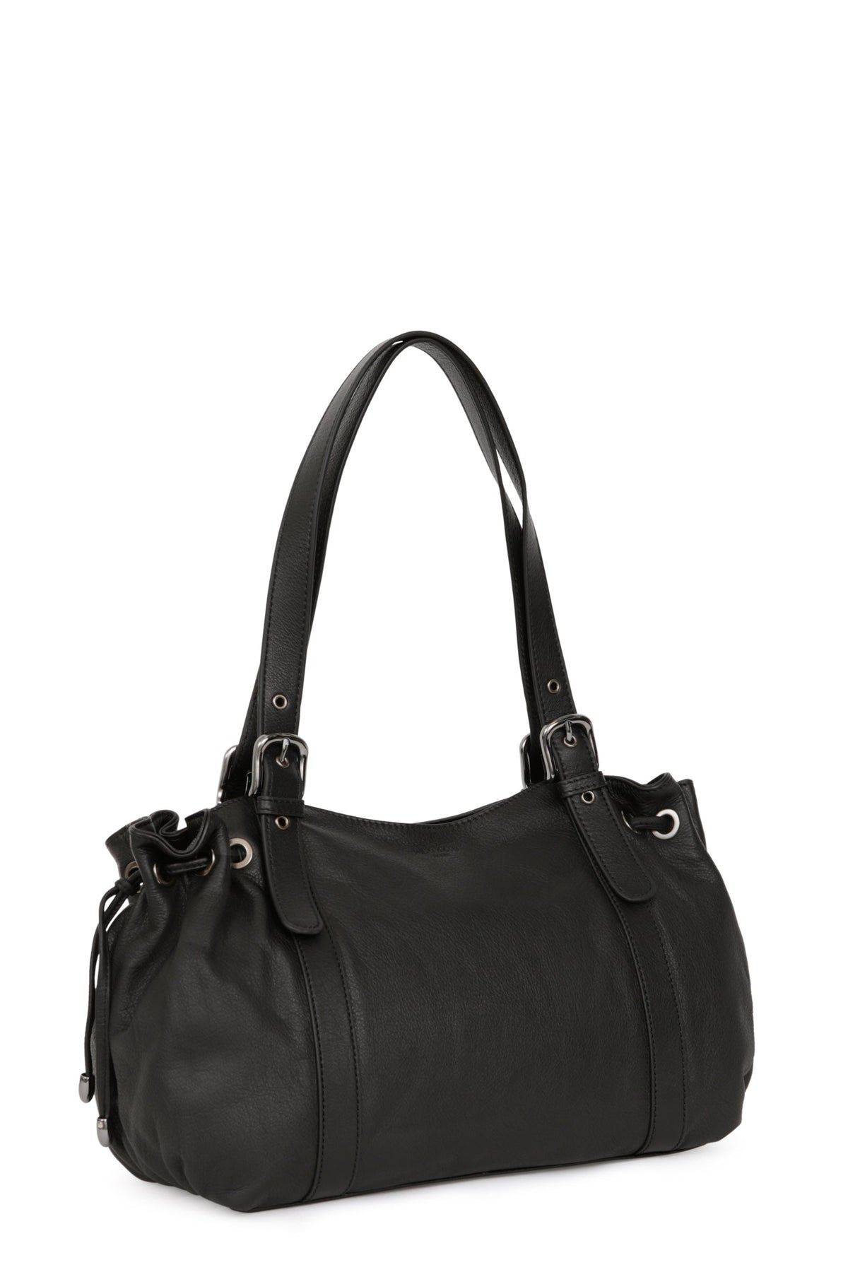 Noir - HEXAGONA Sac porté épaule 2 anses Sauvage