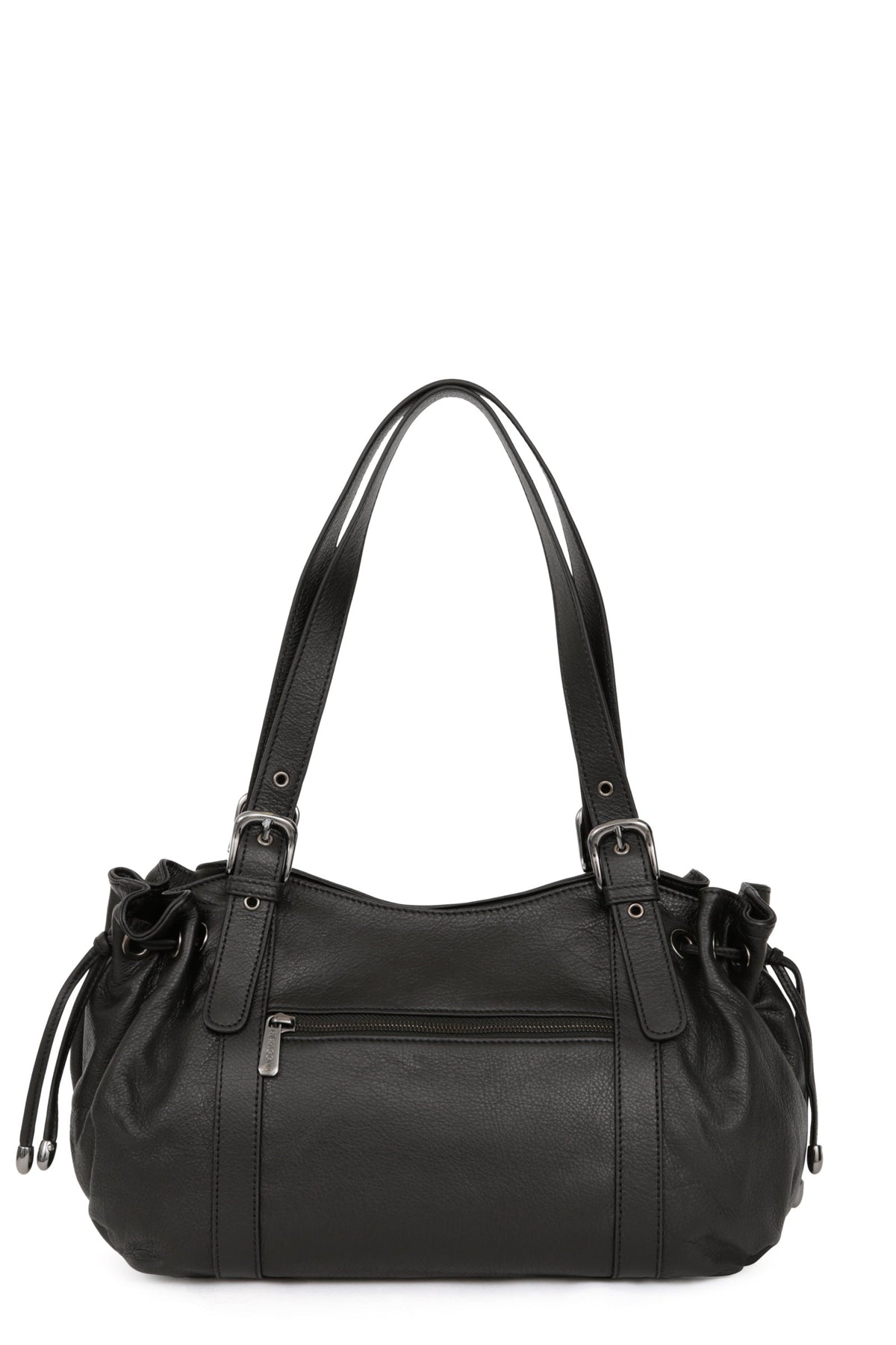 Noir - HEXAGONA Sac porté épaule 2 anses Sauvage