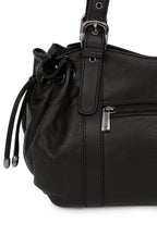 Noir - HEXAGONA Sac porté épaule 2 anses Sauvage