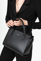 LANCASTER Sac à main Zippée M Smooth
